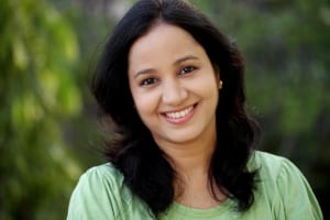 Young woman smiling after Cornea Surgery